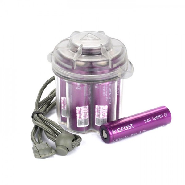 Efest 6x 18650er Battery Case wasserfest