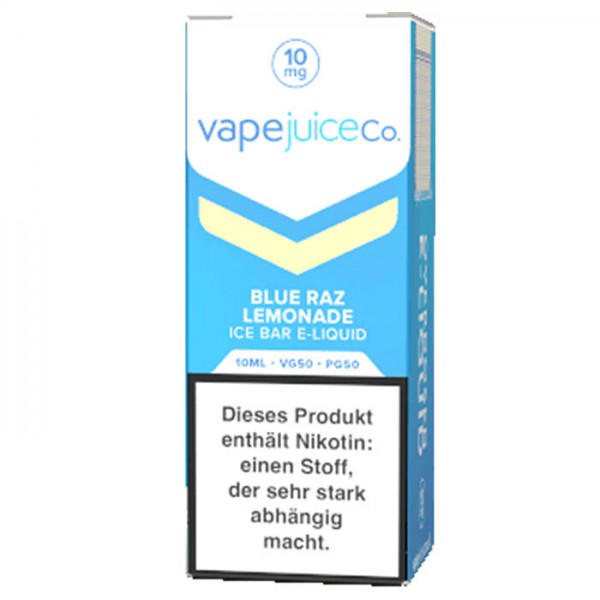 Vape Juice Co. Blue Raz Lemonade Nic Salt