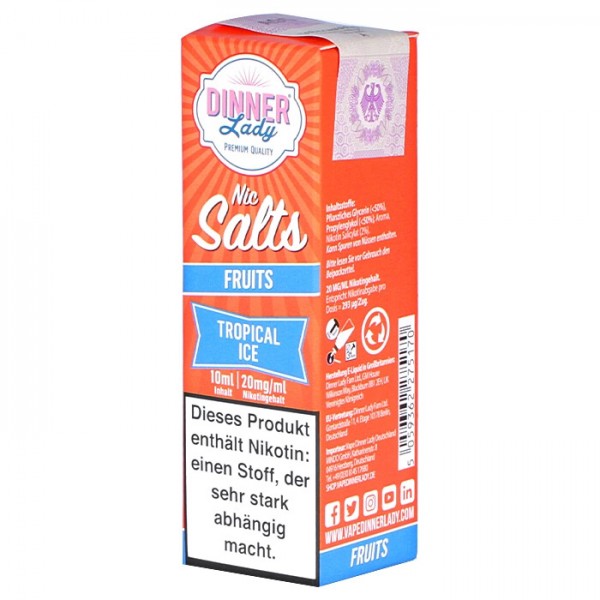 Dinner Lady Tropical Ice Nic Salt 20mg