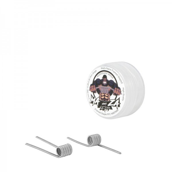 MaZa Nano Framed StapleZ Handmade Prebuilt Coils (2er Pack)
