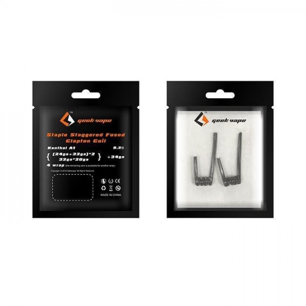 GeekVape Staple Staggered Fused Clapton Coils